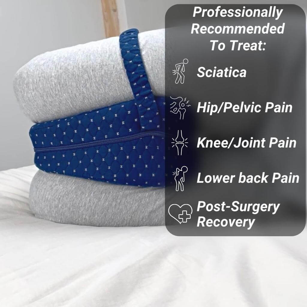 KCRPM Smooth Spine Pillow, Smoothspine Alignment Pillow - Relieve Hip Pain  & Sciatica, Smoothspine Leg Pillow for Relieving Leg, Back, Knee Pain