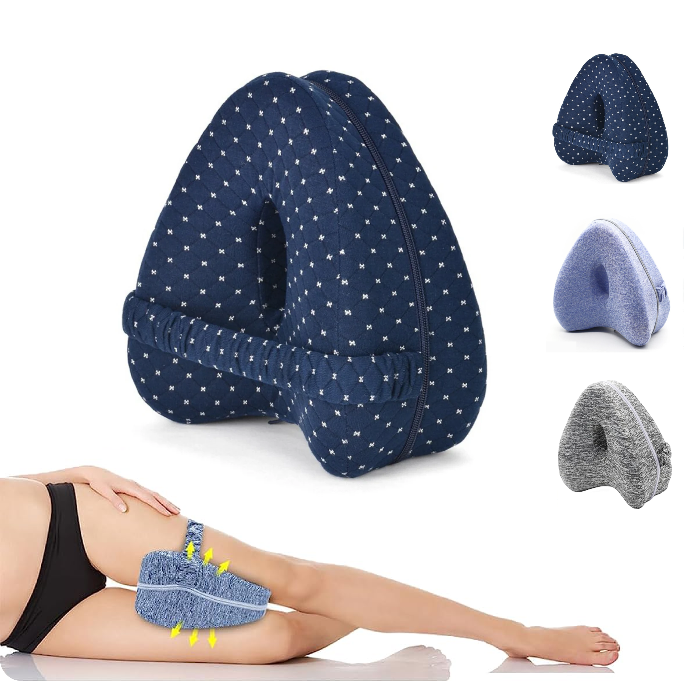 SmoothSpine™️ Alignment Pillow - Relieves Hip & Back Pain for Side Sleepers