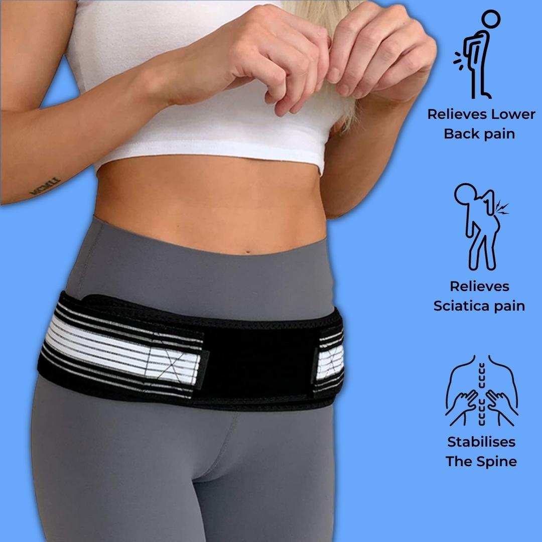Smoothspine ️ Belt - Daytime Relief Back Pain & Sciatica 1 Belt / L (Hip Size 42-55 / 110-140 cm)