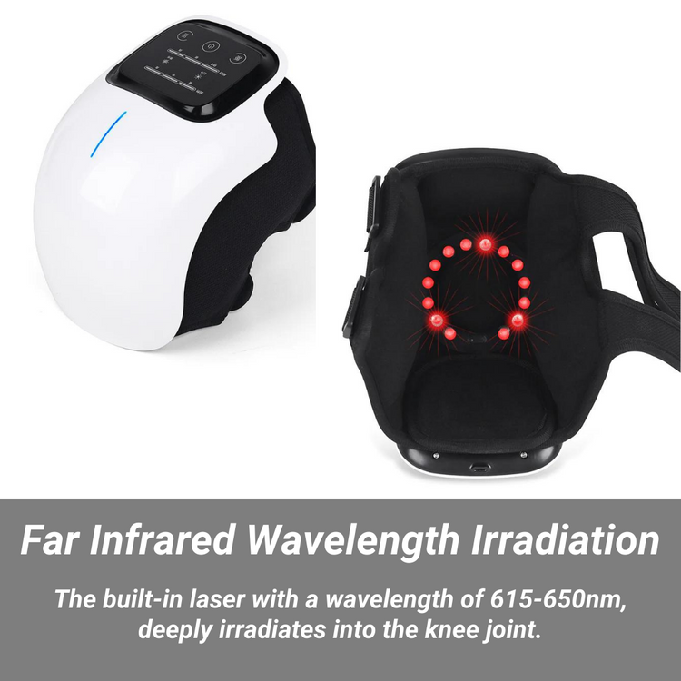 FORTHiQ Cordless Knee Massager, Powerful Infrared Heat and