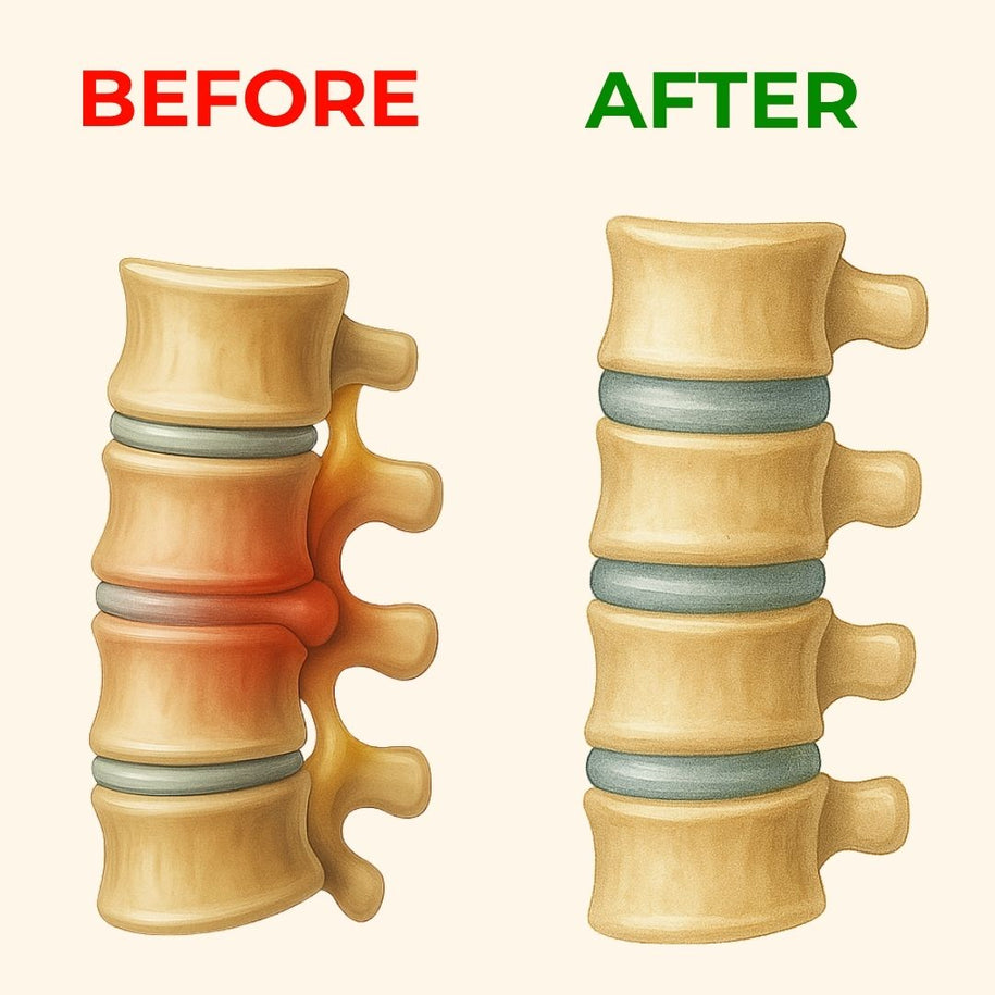 Before and after spine