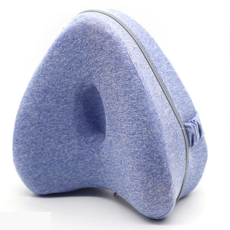 (Blue) Orthopedic Pillow for Sleeping, Memory Foam, Leg Pillows, Knee Support Cushion